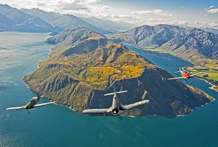 Makanna at Wanaka Stunning air to air photo collection